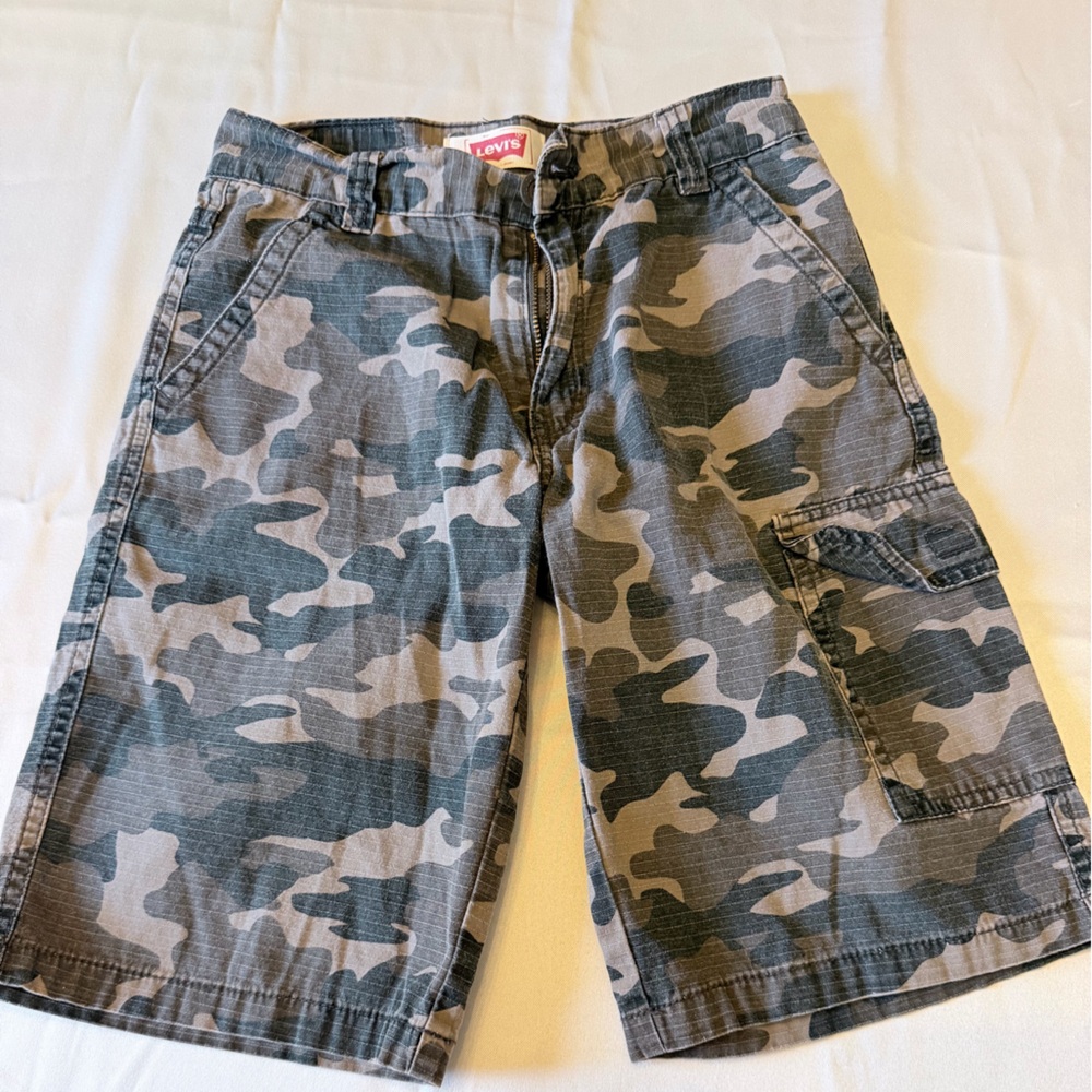 Levi's Kids Camouflage Cargo Shorts